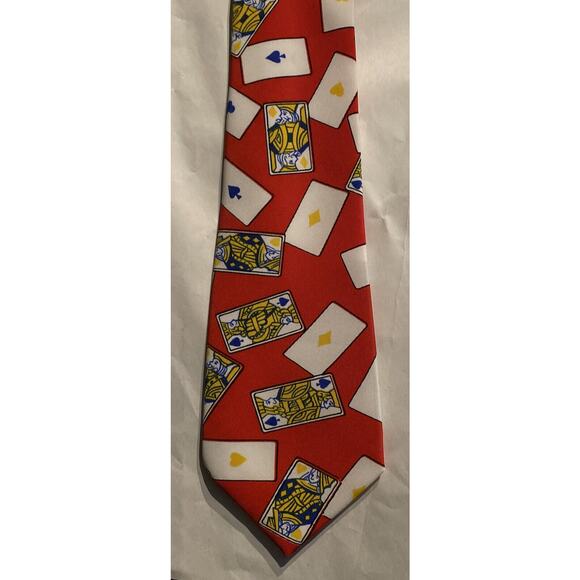 Vintage Neck Tie Indian Head Brand. Vegas cards. - Picture 3 of 8